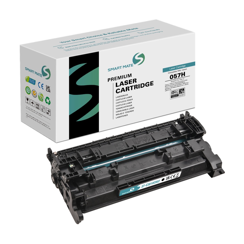 SMART MATE Remanufactured Canon 3010C002 (057H) Toner Mono